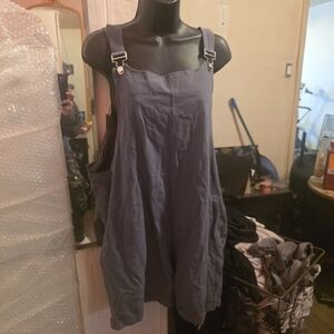 Women's Charcoal Overalls
